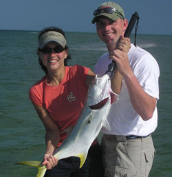 fly fishing on the Key West flats